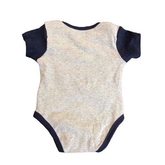 Nba Baby Boy 3 Piece Set Of Onesies 12 Months Grey Gold Navy White Cotton - Picture 2 of 8